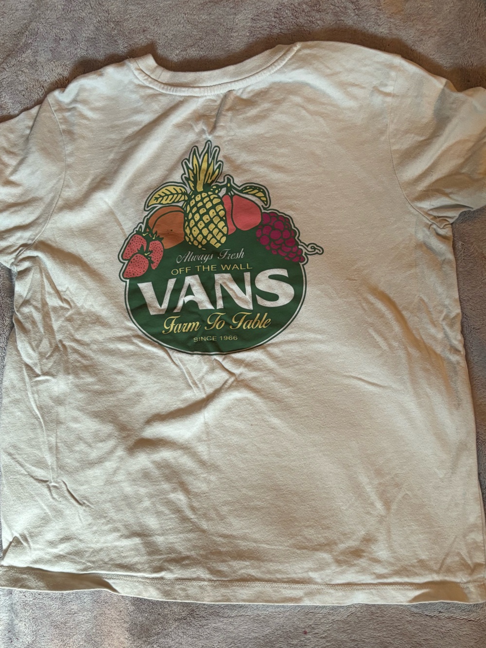 vans graphic t-shirt